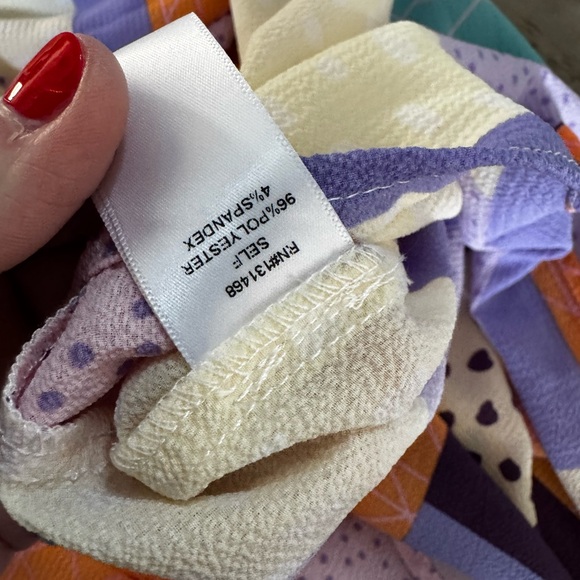 Fate Multicolor Patchwork Blouse - Picture 6 of 7